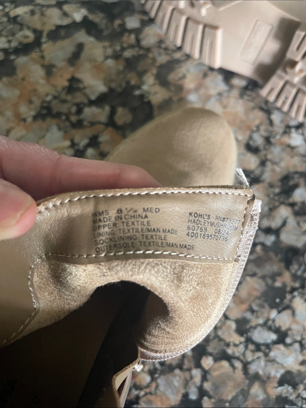 Tan Suede Ankle Boots size 8 1/2 - Picture 6 of 6